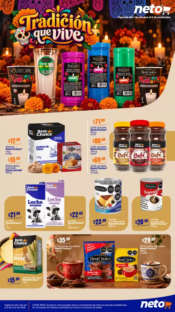 Catálogo Tiendas Neto | Tradición que vive | 2026-10-01T00:00:00.000Z - 2026-11-02T00:00:00.000Z