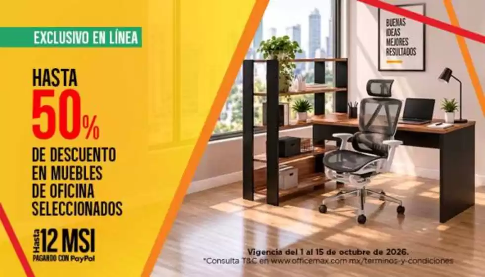 Catálogo OfficeMax | Nuestras mejores ofertas para ti | 2026-10-01T00:00:00.000Z - 2026-10-15T00:00:00.000Z