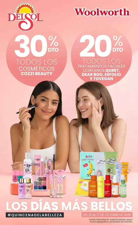 Catálogo Woolworth | Los Días Más Bellos - Quincena de la Belleza | 2026-10-01T00:00:00.000Z - 2026-10-12T00:00:00.000Z