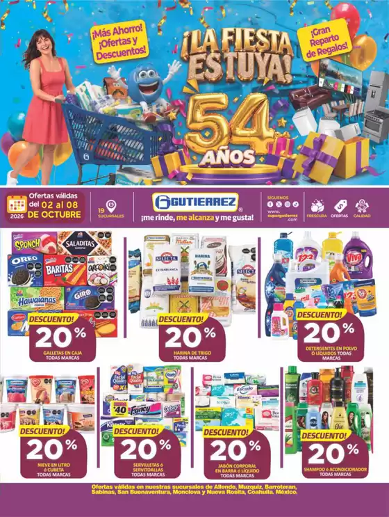 Catálogo Super Gutierrez en Santa Ana Atzcapotzaltongo | Ofertas para cazadores de gangas | 2026-10-02T00:00:00.000Z - 2026-10-08T00:00:00.000Z