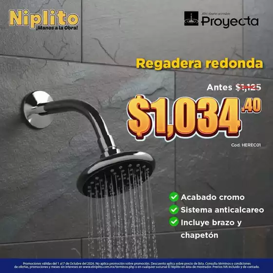 Catálogo Niplito | Gran variedad de ofertas | 2026-10-01T00:00:00.000Z - 2026-10-07T00:00:00.000Z