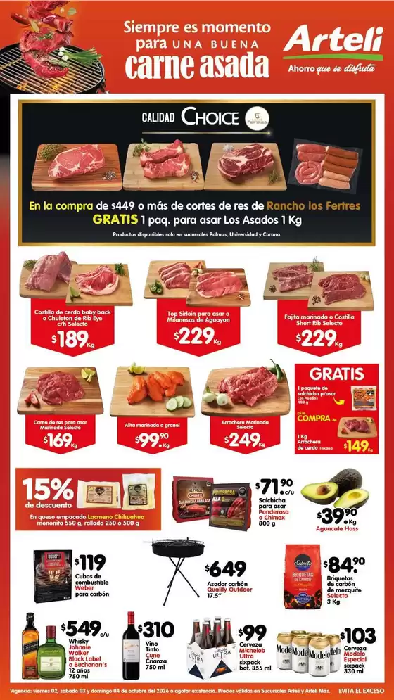 Catálogo Arteli express | Gangas exclusivas | 2026-10-02T00:00:00.000Z - 2026-10-04T00:00:00.000Z