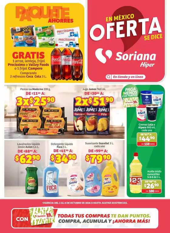 Catálogo Soriana Híper en Ramos Arizpe | Ofertas especiales para ti | 2026-10-02T00:00:00.000Z - 2026-10-08T00:00:00.000Z