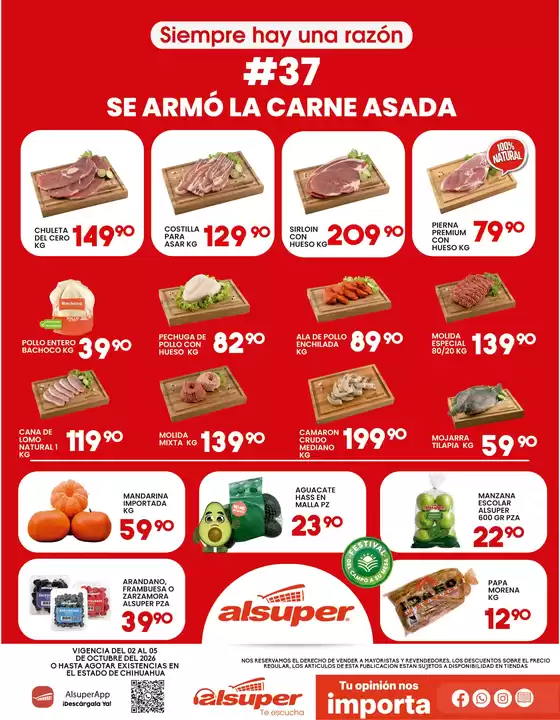 Catálogo Alsuper | Alsuper Chihuahua-capital | 2026-10-02T00:00:00.000Z - 2026-10-05T00:00:00.000Z