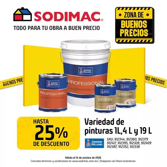 Catálogo Sodimac Constructor en Nuevo Laredo | Ofertas especiales atractivas para todos | 2026-10-05T00:00:00.000Z - 2026-10-14T00:00:00.000Z