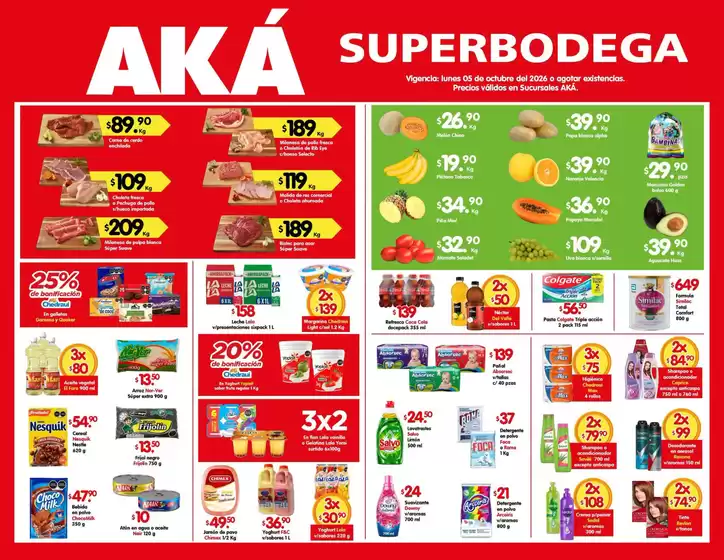 Catálogo AKÁ Superbodega | Gran variedad de ofertas | 2026-10-05T00:00:00.000Z - 2026-10-05T00:00:00.000Z