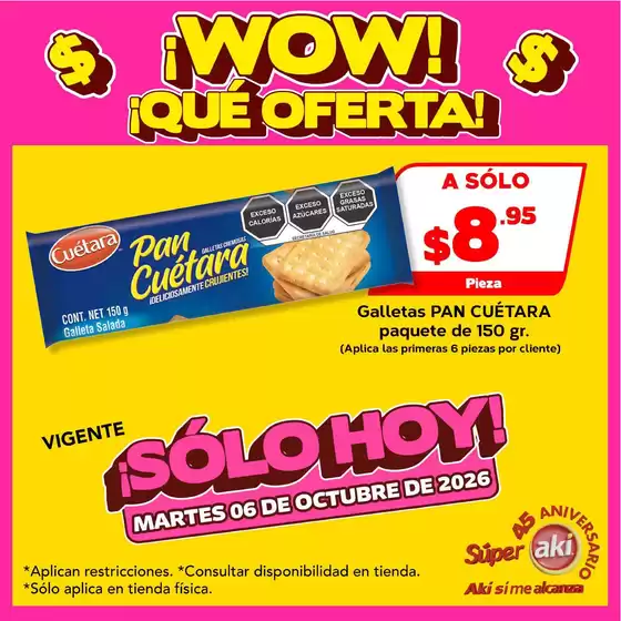 Catálogo Súper Aki | Ofertas principales para todos los clientes | 2026-10-06T00:00:00.000Z - 2026-10-06T00:00:00.000Z