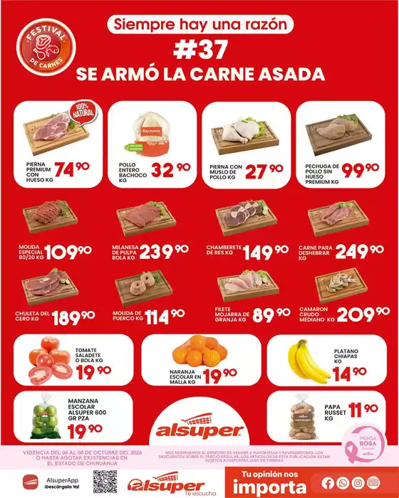 Catálogo Alsuper en Santa María Rayón | Alsuper Chihuahua-capital | 2026-10-06T00:00:00.000Z - 2026-10-08T00:00:00.000Z