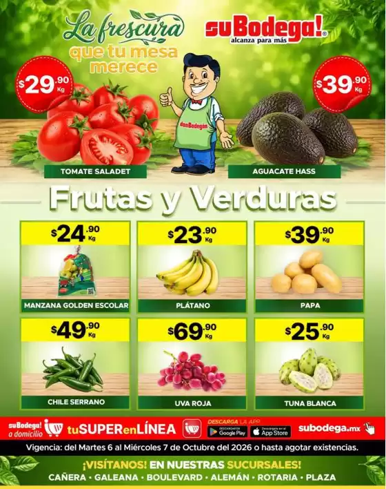 Catálogo SuBodega | Ofertas para cazadores de gangas | 2026-10-06T00:00:00.000Z - 2026-10-07T00:00:00.000Z