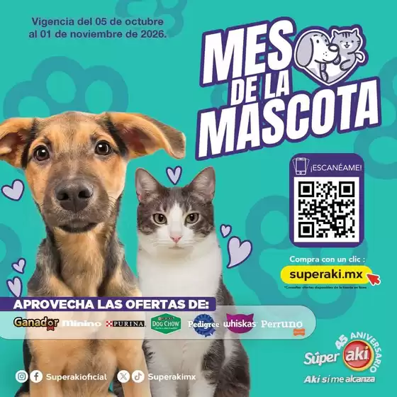 Catálogo Súper Aki | Excelente oferta para cazadores de gangas | 2026-10-05T00:00:00.000Z - 2026-11-01T00:00:00.000Z