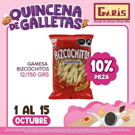 Catálogo Garis en Teopisca | Ofertas para cazadores de gangas | 2026-10-01T00:00:00.000Z - 2026-10-15T00:00:00.000Z