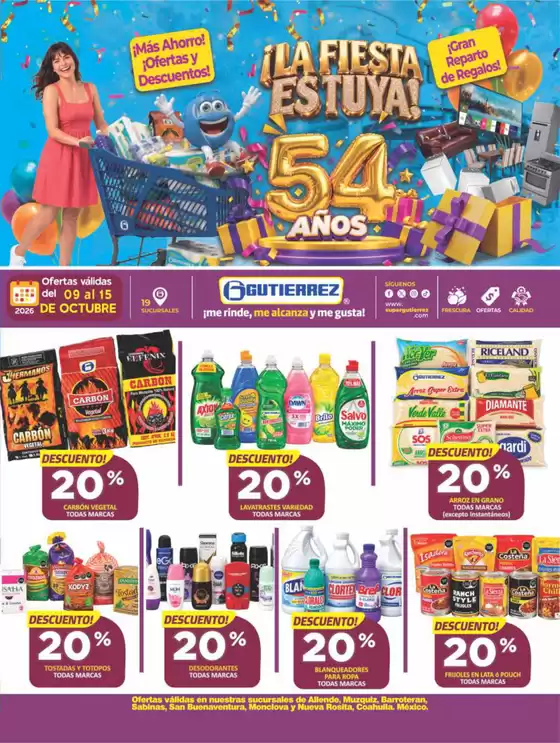 Catálogo Super Gutierrez | Grandes descuentos en productos seleccionados | 2026-10-09T00:00:00.000Z - 2026-10-15T00:00:00.000Z