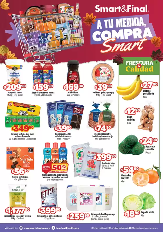 Catálogo Smart & Final | SF Ft 08al14OCT DIGITAL 1 | 2026-10-08T00:00:00.000Z - 2026-10-14T00:00:00.000Z