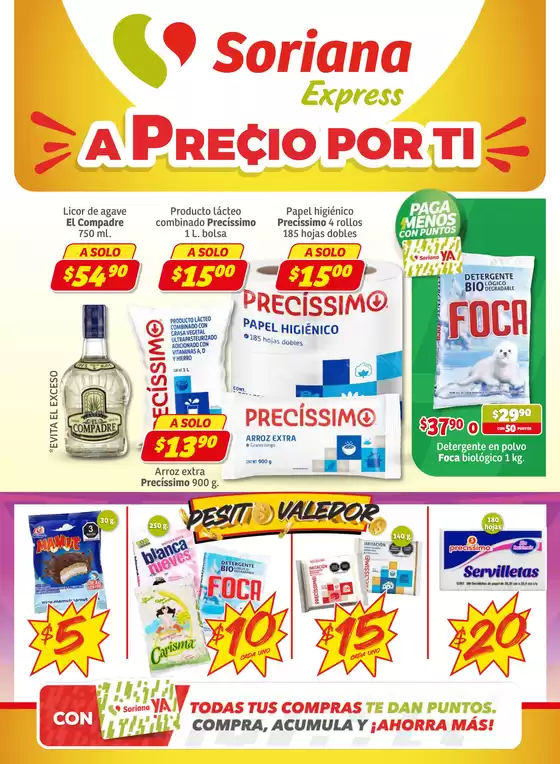 Catálogo Soriana Express | A precio por ti Soriana Express Nacional | 2026-10-09T00:00:00.000Z - 2026-10-22T00:00:00.000Z