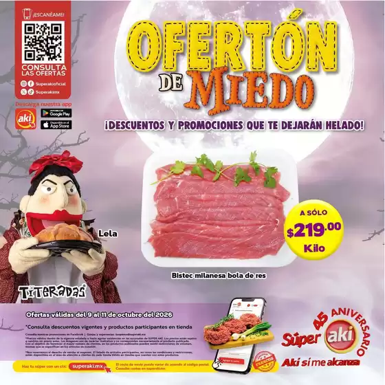 Catálogo Súper Aki en Ciudad Nezahualcóyotl | Gangas y ofertas actuales | 2026-10-09T00:00:00.000Z - 2026-10-11T00:00:00.000Z