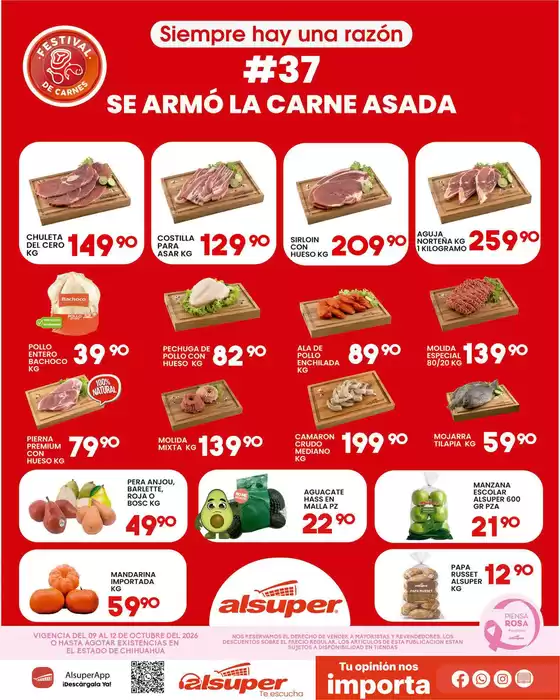 Catálogo Alsuper | Alsuper Chihuahua-capital | 2026-10-09T00:00:00.000Z - 2026-10-12T00:00:00.000Z