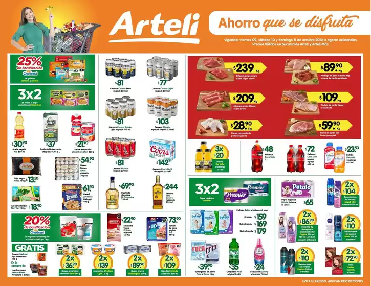 Catálogo Arteli express | Grandes descuentos en productos seleccionados | 2026-10-09T00:00:00.000Z - 2026-10-11T00:00:00.000Z