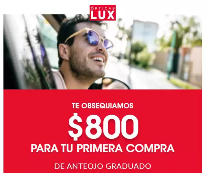 Catálogo Ópticas Lux | Promos | 2026-10-09T00:00:00.000Z - 2026-11-30T00:00:00.000Z