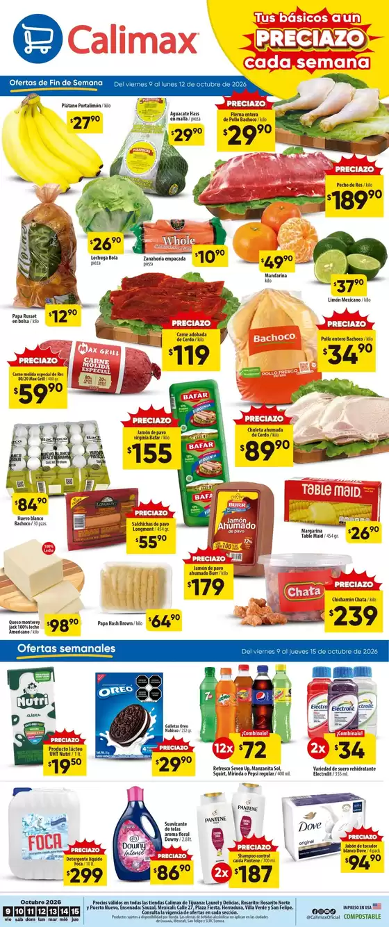 Catálogo Calimax | Descuentos y promociones | 2026-10-09T00:00:00.000Z - 2026-10-15T00:00:00.000Z