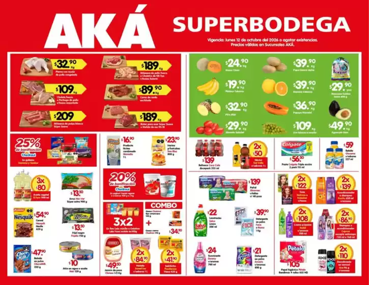 Catálogo AKÁ Superbodega | Ofertas principales para todos los cazadores de gangas | 2026-10-12T00:00:00.000Z - 2026-10-12T00:00:00.000Z