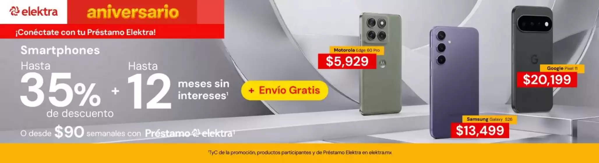 Catálogo Elektra en Genaro Vázquez Sección Tres | Ofertas Elektra | 2026-10-13T00:00:00.000Z - 2026-10-31T00:00:00.000Z