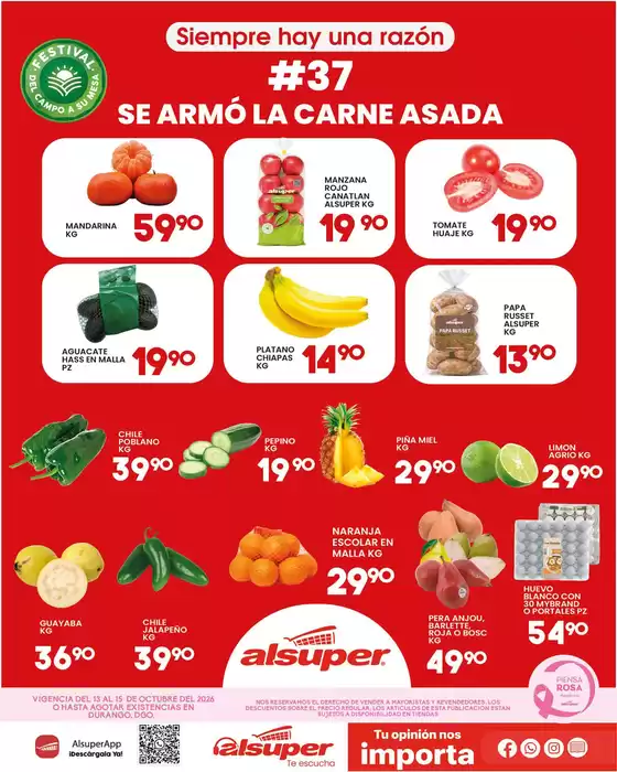 Catálogo Alsuper en Anenecuilco | Alsuper Durango | 2026-10-13T00:00:00.000Z - 2026-10-15T00:00:00.000Z