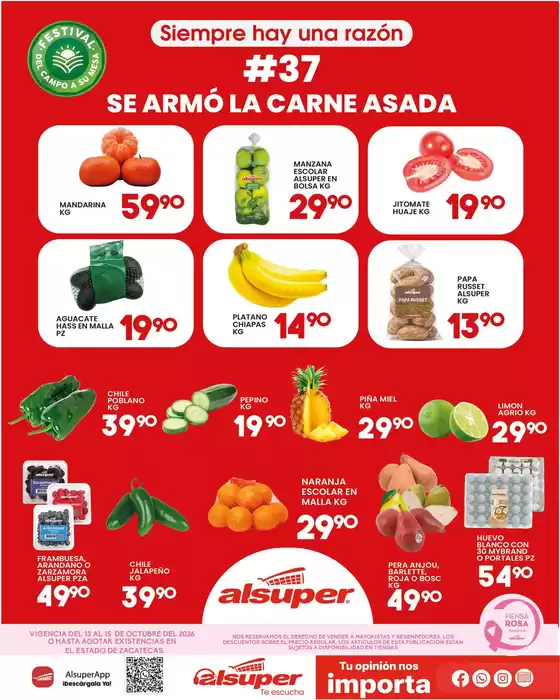 Catálogo Alsuper en Anenecuilco | Alsuper Zacatecas | 2026-10-13T00:00:00.000Z - 2026-10-15T00:00:00.000Z