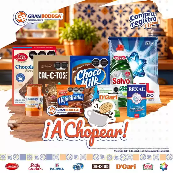 Catálogo La gran bodega | Ofertas y gangas exclusivas | 2026-10-12T00:00:00.000Z - 2026-11-02T00:00:00.000Z