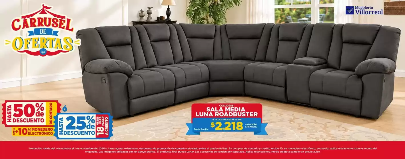 Catálogo Mueblería Villarreal | Promo | 2026-10-14T00:00:00.000Z - 2026-11-01T00:00:00.000Z