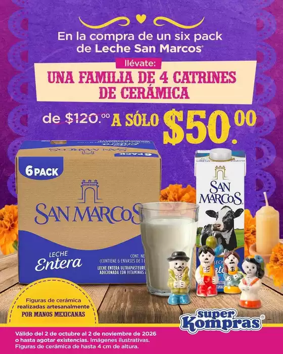 Catálogo Super kompras en Tlacolula de Matamoros | Descuentos y promociones | 2026-10-02T00:00:00.000Z - 2026-11-02T00:00:00.000Z