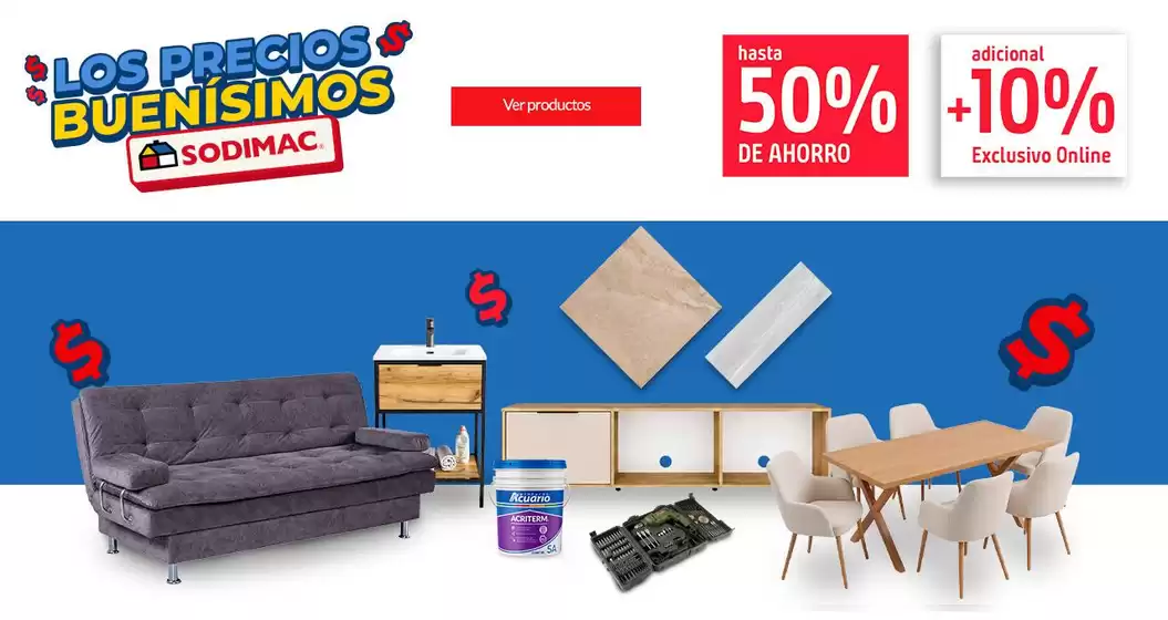 Catálogo Sodimac Homecenter | Ofertas especiales para ti | 2026-10-15T00:00:00.000Z - 2026-10-31T00:00:00.000Z