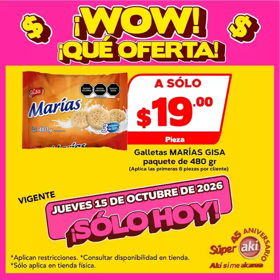 Catálogo Aki Gran Mayoreo en Cabo San Lucas | Ofertas especiales atractivas para todos | 2026-10-15T00:00:00.000Z - 2026-10-15T00:00:00.000Z