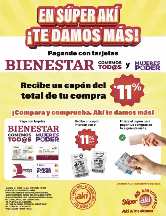 Catálogo Súper Aki | Promociones actuales | 2026-10-15T00:00:00.000Z - 2026-12-31T00:00:00.000Z