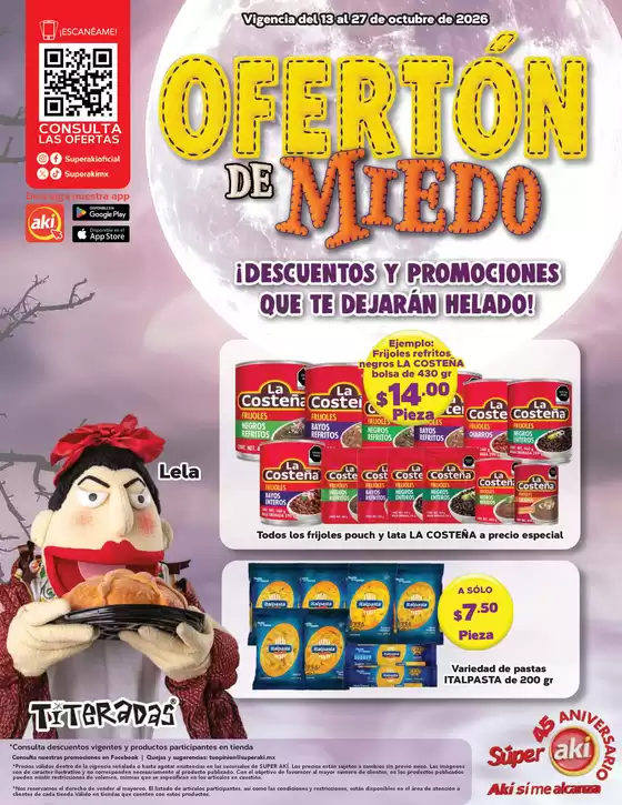 Catálogo Súper Aki | FOLLETO OFERTON 13 27 OCT 2026 compressed | 2026-10-13T00:00:00.000Z - 2026-10-27T00:00:00.000Z