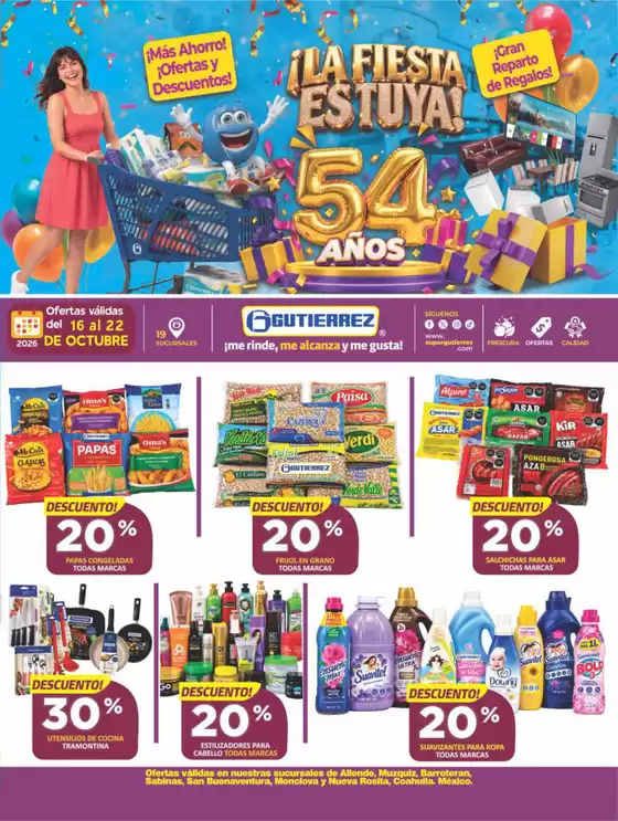 Catálogo Super Gutierrez | Promociones actuales | 2026-10-16T00:00:00.000Z - 2026-10-22T00:00:00.000Z