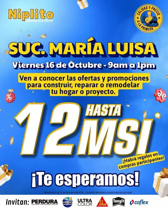 Catálogo Niplito | Ofertas principales para ahorradores | 2026-10-01T00:00:00.000Z - 2026-10-31T00:00:00.000Z