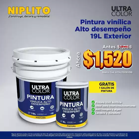 Catálogo Niplito | Grandes descuentos en productos seleccionados | 2026-10-08T00:00:00.000Z - 2026-11-30T00:00:00.000Z