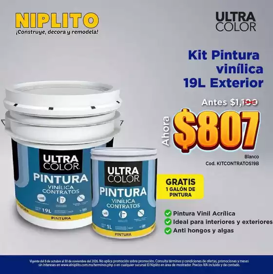 Catálogo Niplito | Ofertas principales para todos los cazadores de gangas | 2026-10-08T00:00:00.000Z - 2026-11-30T00:00:00.000Z
