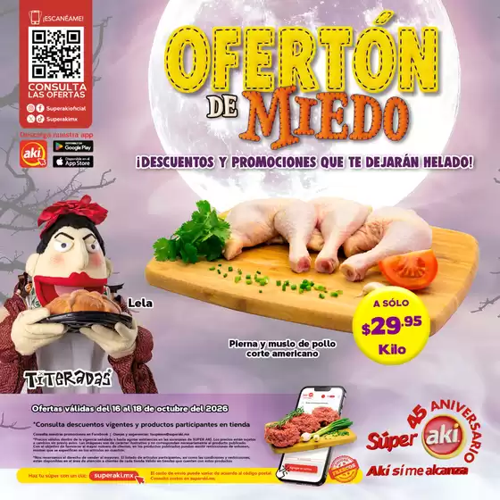 Catálogo Súper Aki | POSTALES FIN DE SEMANA 16 18 OCTUBRE DE 2026 | 2026-10-16T00:00:00.000Z - 2026-10-18T00:00:00.000Z