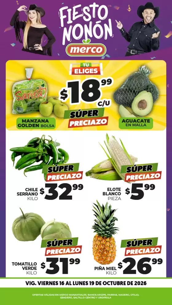 Catálogo Merco | FRUTAS Y VERDURAS 16 AL 19 OCT | 2026-10-16T00:00:00.000Z - 2026-10-19T00:00:00.000Z