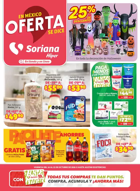 Catálogo Soriana Híper | En México Oferta se Dice Soriana Hiper Nacional | 2026-10-16T00:00:00.000Z - 2026-10-22T00:00:00.000Z