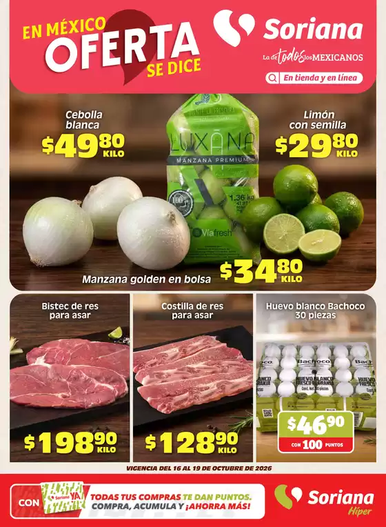 Catálogo Soriana Híper | Fin de Semana Híper Saltillo y Torreón | 2026-10-16T00:00:00.000Z - 2026-10-19T00:00:00.000Z