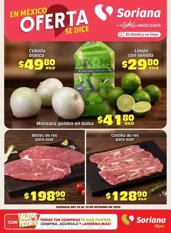 Catálogo Soriana Híper | Fin de Semana Híper BCS Son y Sin | 2026-10-16T00:00:00.000Z - 2026-10-19T00:00:00.000Z