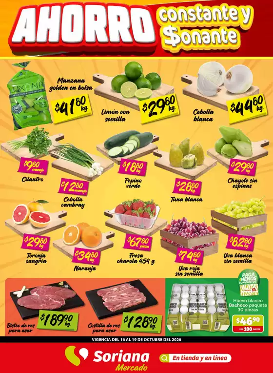 Catálogo Soriana Mercado | Fin de Semana Mercado Tamaulipas | 2026-10-16T00:00:00.000Z - 2026-10-19T00:00:00.000Z