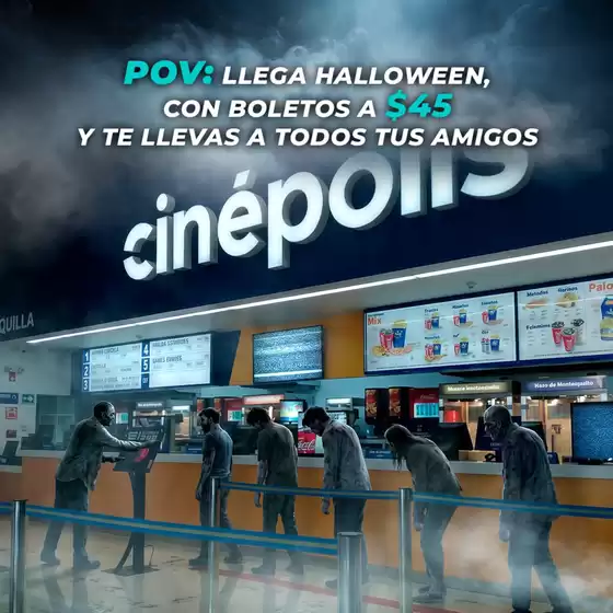 Catálogo Cinépolis en Veracruz | Promos | 2026-10-19T00:00:00.000Z - 2026-10-31T00:00:00.000Z
