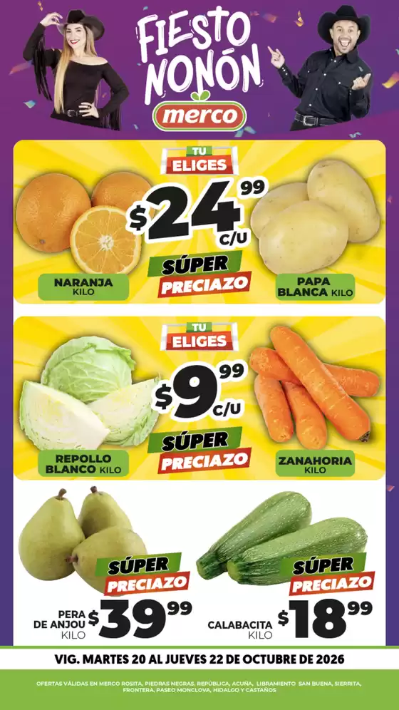 Catálogo Merco | Frutas Y Verduras 20 AL 22 OCT | 2026-10-20T00:00:00.000Z - 2026-10-22T00:00:00.000Z