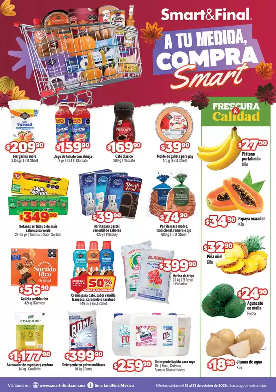 Catálogo Smart & Final | SF Ft 15al21OCT DIGITAL | 2026-10-15T00:00:00.000Z - 2026-10-21T00:00:00.000Z
