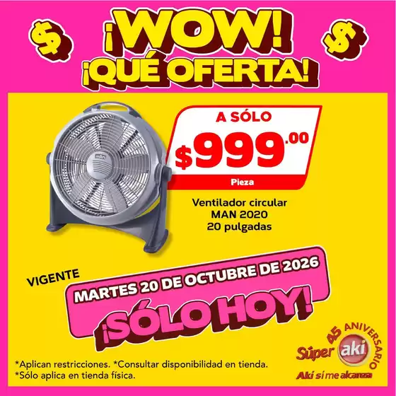 Catálogo Aki Gran Mayoreo | Gangas exclusivas | 2026-10-20T00:00:00.000Z - 2026-10-20T00:00:00.000Z