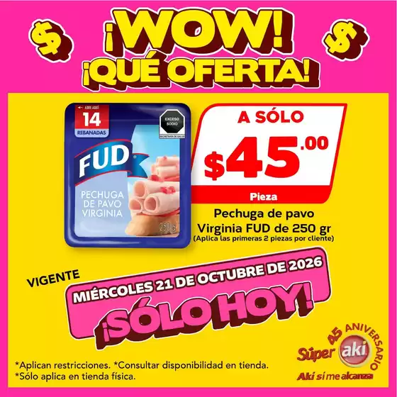 Catálogo Súper Aki | Nuevas ofertas para descubrir | 2026-10-21T00:00:00.000Z - 2026-10-21T00:00:00.000Z