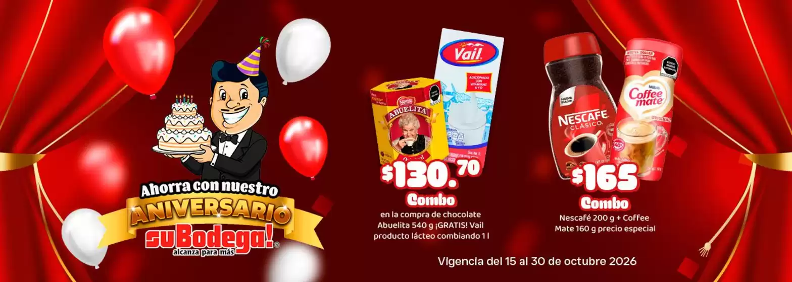Catálogo SuBodega | Ofertas exclusivas para nuestros clientes | 2026-10-15T00:00:00.000Z - 2026-10-30T00:00:00.000Z